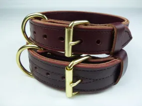 Double Layer Leather Sport and Agitation Collar